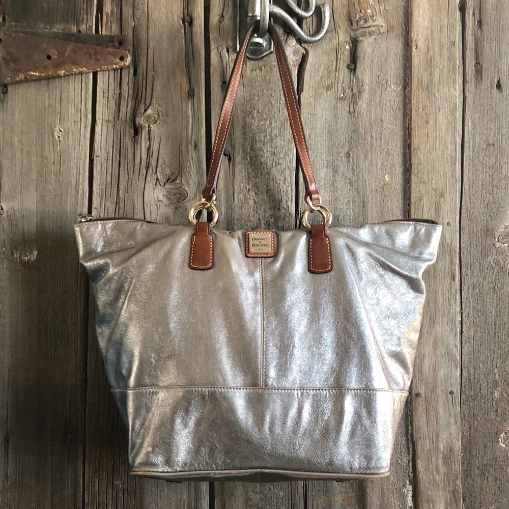 Dooney & Bourke Metallic Tote